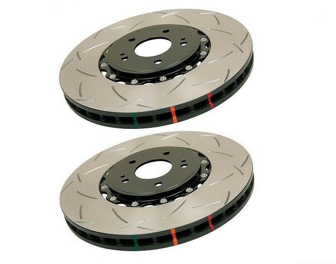 DBA For Camaro 10-12 Front Slotted 5000 Series 2 Piece Rotor (Pair)-DBA52604BLKS