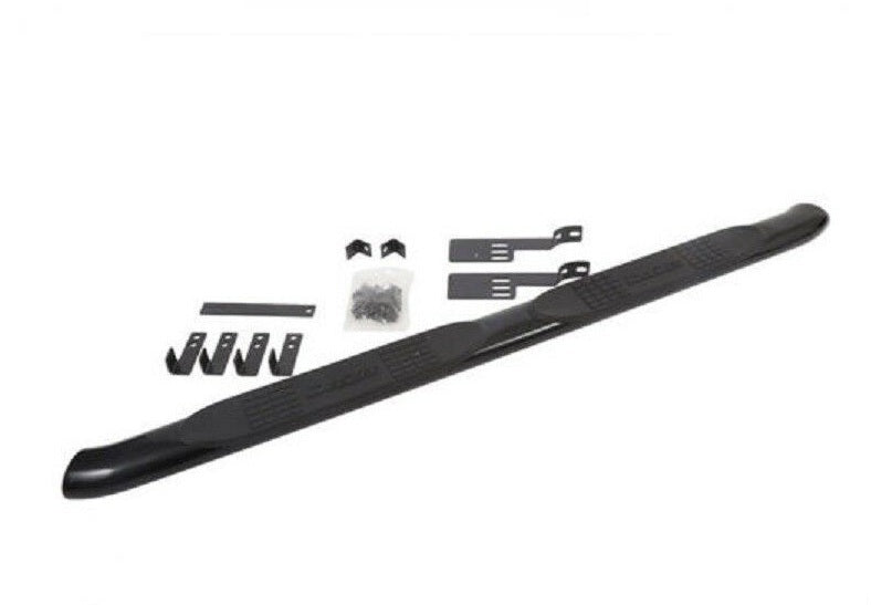 Dee Zee For Chevy 4" UltraShine Cab Length Black Oval Nerf Bars - DZ151-26