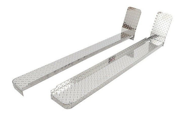 Dee Zee For Ford  6" Brite-Tread Cab Length Silver Running Boards - DZ2017