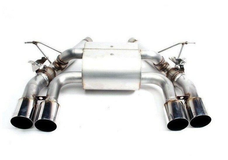 Dinan For 2015 BMW M3/M4 Free Flow Stainless Steel Exhaust w/ Black Tips