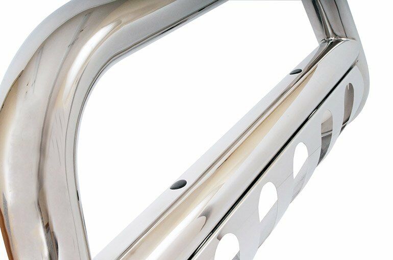 Dee Zee For 07-18 Chevrolet 3" Polished Bull Bar with Skid Plate - DZ501517
