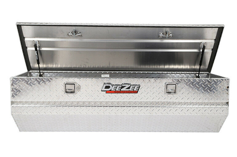 Dee Zee Red Label Single Lid Utility Chest Tool Box with Slanted Front -DZ8556