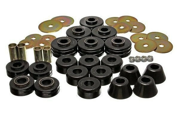 Energy Suspension Black Front&Rear Body Cab Mount Kit For Chevy K5 78-80-3.4104G