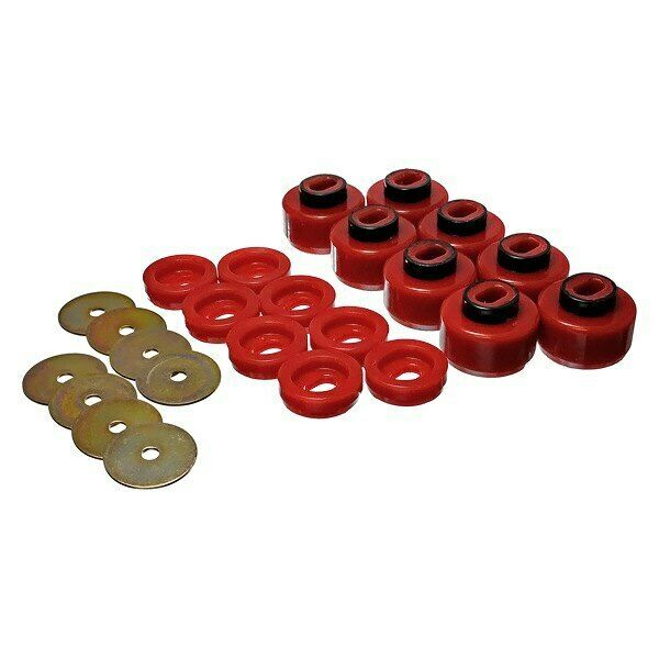 Energy Suspension Red Body Mount Bushings For Chevy & GMC 1999 to 2006 - 3.4150R