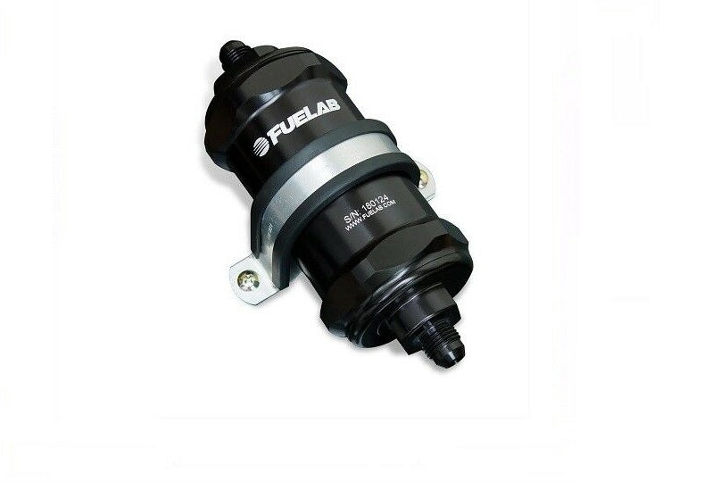 Fuelab Inline Fuel Filter Inlet -10 AN / Outlet -10 AN 818 Series - 81833-1