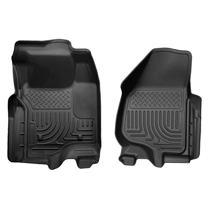 Husky Weatherbeater Front Floor Liners For 2011-2012 Ford F-250 / F-350 / F-450