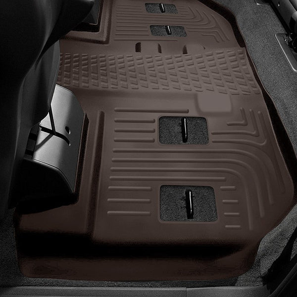 Husky Liners X-Act Contour Cocoa 3rd Row Mat For 15-20 Cadillac,Chevy,GMC- 53190