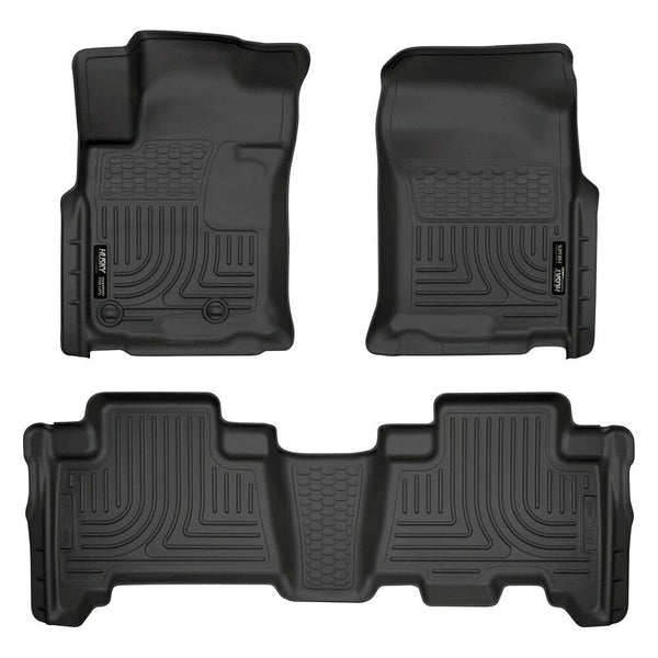 Husky Liners Weatherbeater Front & Rear Floor Mats For 2017-2019 Jeep Compass