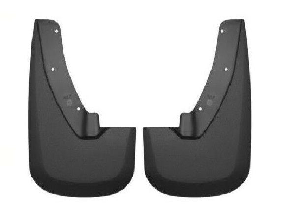 Husky Liners Custom-Molded Black Thermoplastic Front Mud Guards - 58181