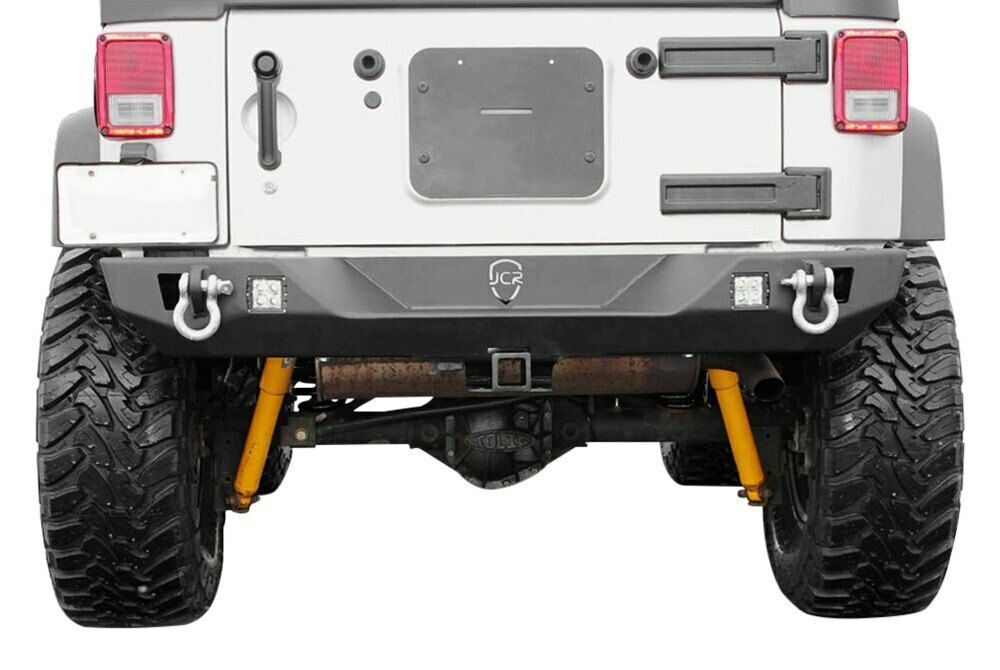 JCR Offroad Mid-Width Raw Rear Bumper For Jeep Wrangler JK JKU 07-18 - –  bprinnovations