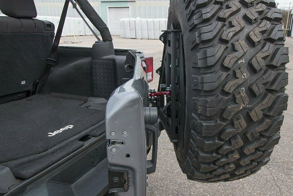 JCR Offroad Shield Rear Tire Carrier For Jeep Wrangler JL 2018-2020 - JSSC-JL-PC
