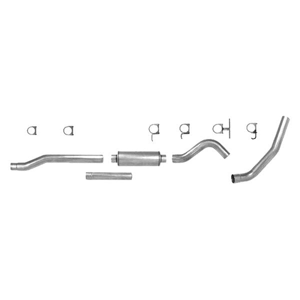 Diamond Eye Cat-Back Exhaust System with Single Side Exit For Ford 03-07 K4338A