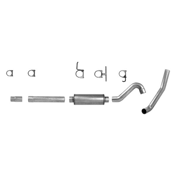 Diamond Eye Cat-Back Exhaust System with Single Side Exit For Ford 03-05 K4354A