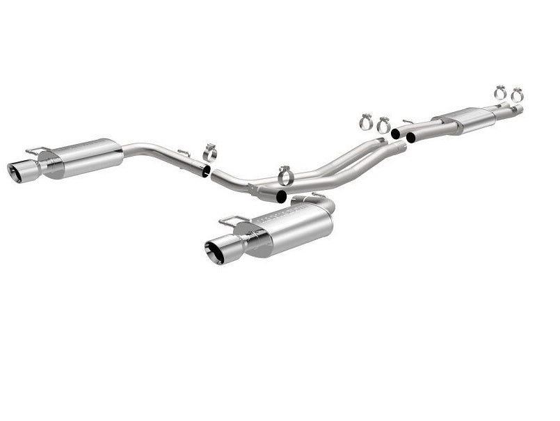 MagnaFlow MF Series Stainless Polished Cat-Back Exhaust System - 15218