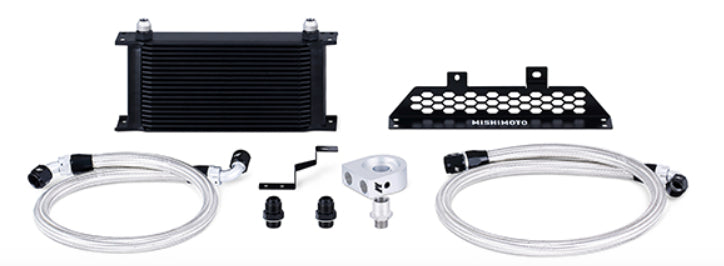 MISHIMOTO Oil Cooler Kit for 13-15 Ford Focus ST, Black | MMOC-FOST-13BK