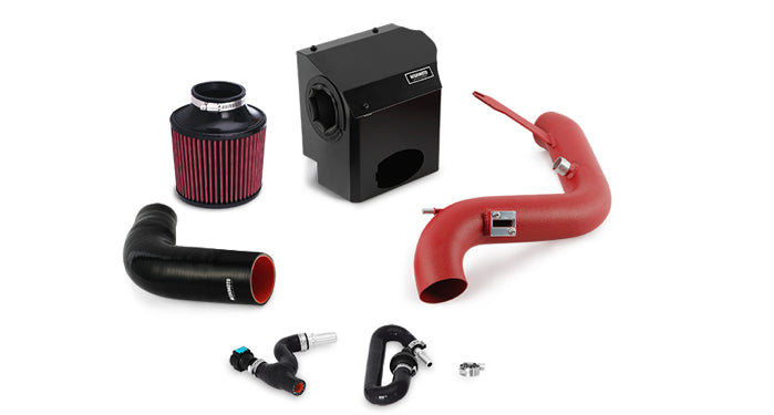 MISHIMOTO Perform Intake for 2016 Ford Fiesta ST, Wrinkle Red | MMAI-FIST-16WRD