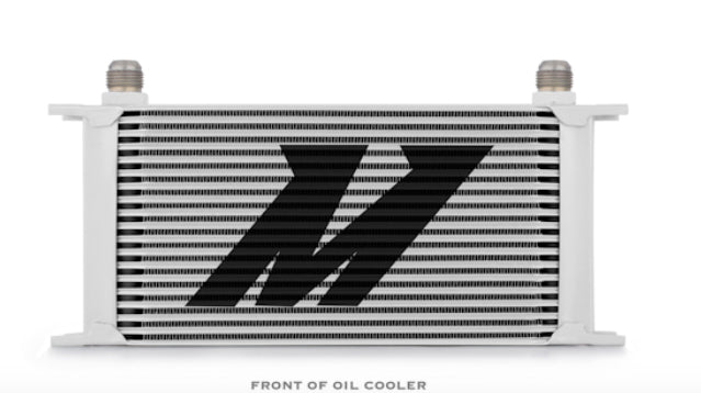 MISHIMOTO Universal 19 Row Oil Cooler, Silver, MMOC-19