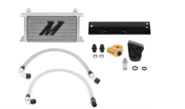 MISHIMOTO Thermostatic Oil Cooler Kit for 10-12 Hyundai Gen Coupe 3.8L, Silver