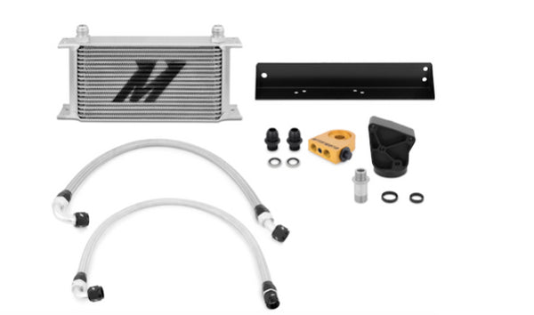 MISHIMOTO Thermostatic Oil Cooler Kit for 10-12 Hyundai Gen Coupe 3.8L, Silver