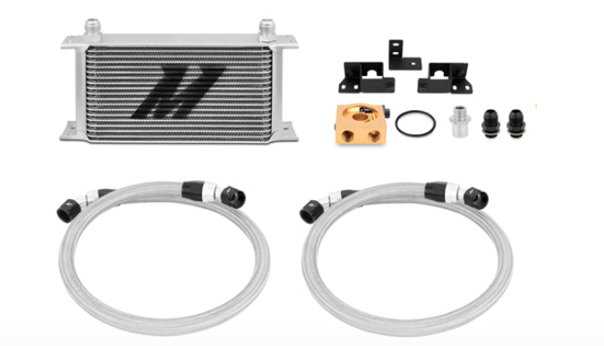 MISHIMOTO Thermostatic Oil Cooler Kit for 07-11 Jeep Wrangler JK, Silver