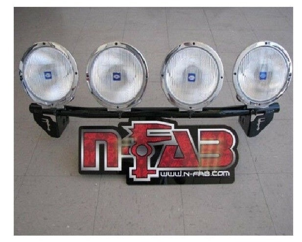 N-FAB For 15-17 Ford F150 F154LB Light Bar Light Tabs Textured Black