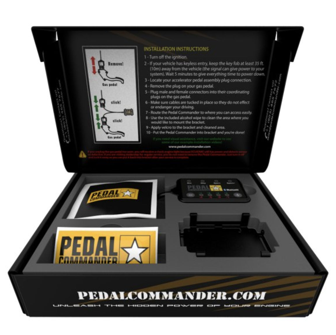 Pedal Commander Gas Reaction Wizard Fits Honda Accord 2013 and over - PC72-BT