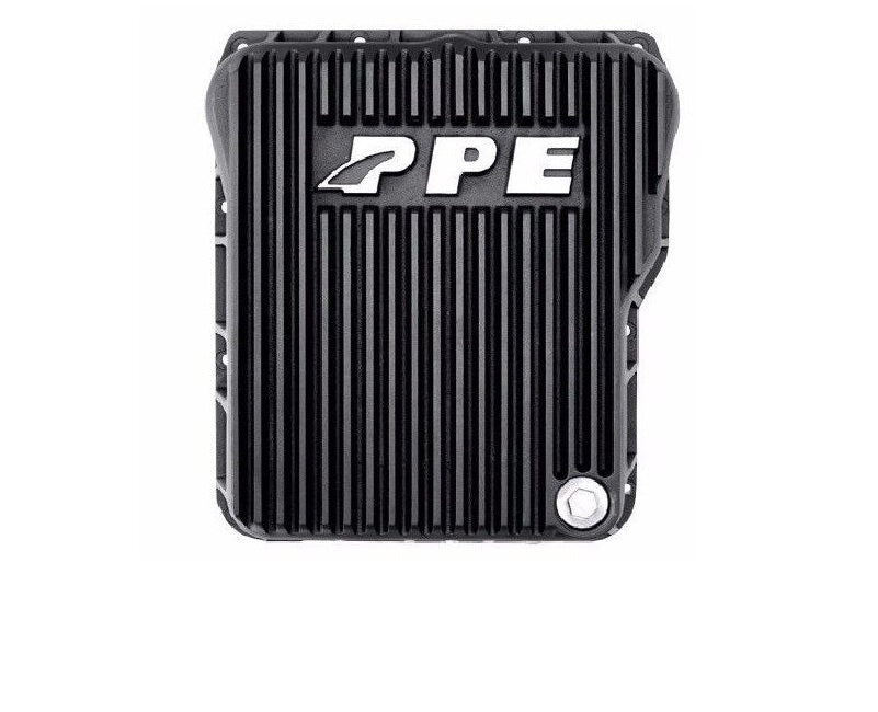 PPE  Black Heavy Duty DEEP Aluminum Transmission Pan - 128051020