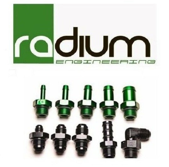 Radium Black Hose Barb Adapter  0.625" - 14-0129
