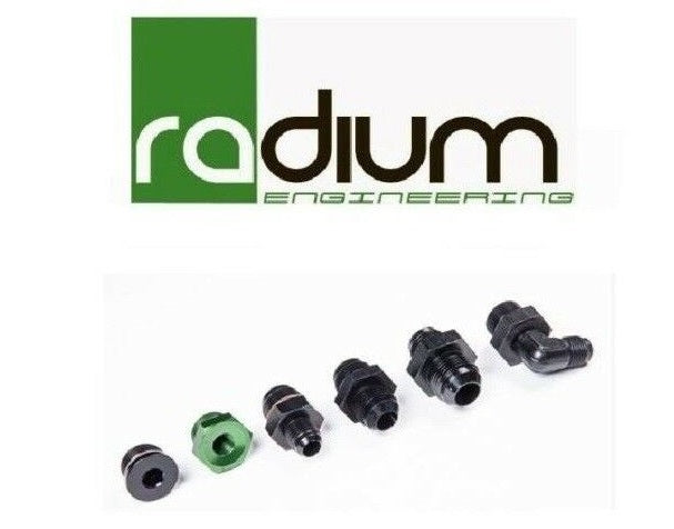 Radium Male Fitting 8AN ORB to 6AN - 14-0151