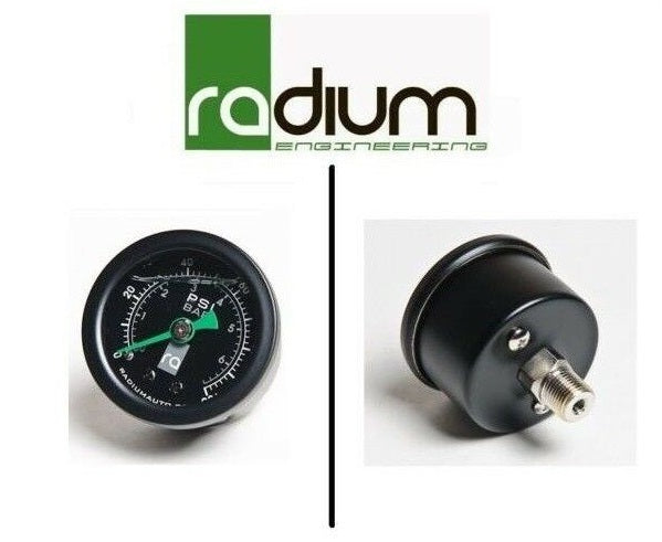 Radium Fuel Pressure Gauge 0-100psi (Not Included Adapter) * 20-0029 *