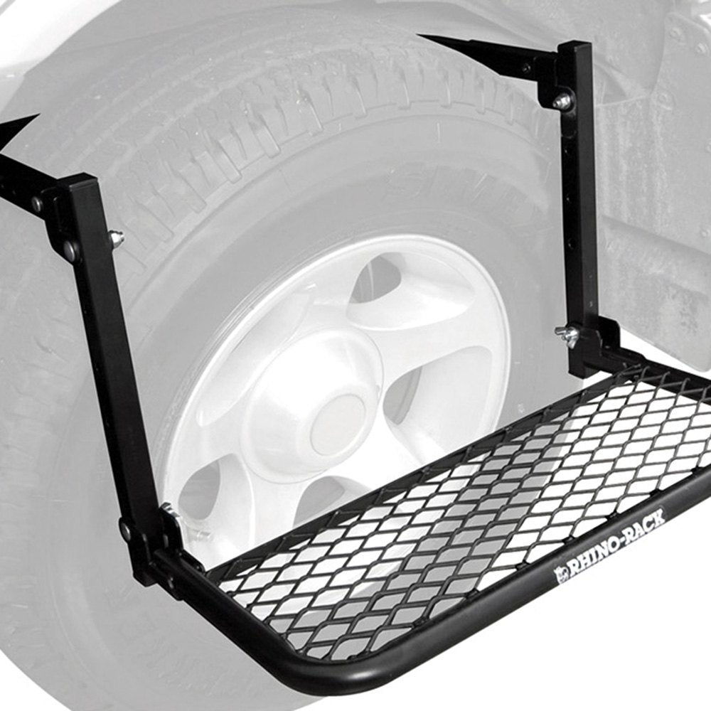Rhino Rack Universal Wheel Step Adjustable Height/Width Load Rating 150kg RWS
