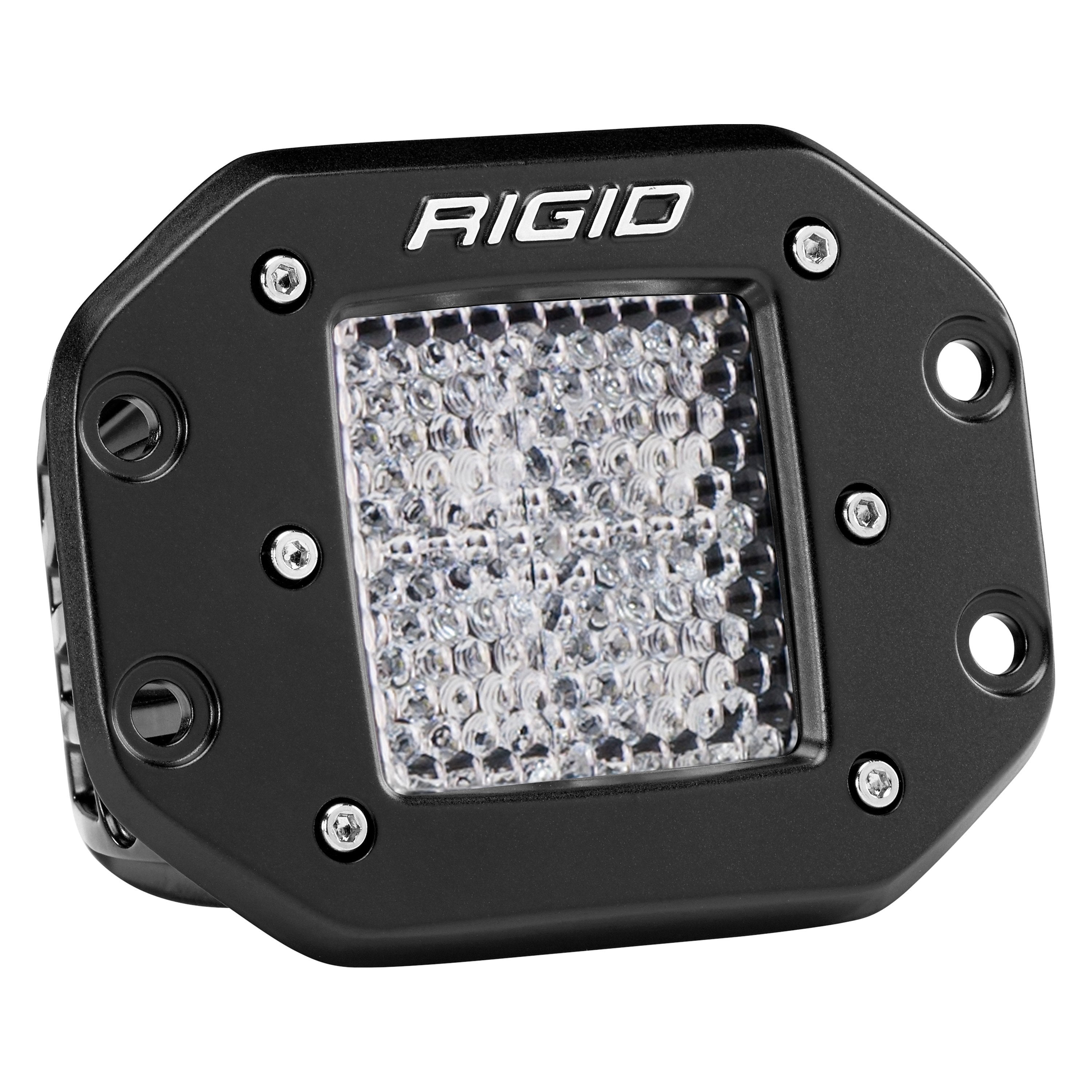 Rigid Industries D-Series Pro Flush Mount 3" 30W Flood Diffused LED Light-211513