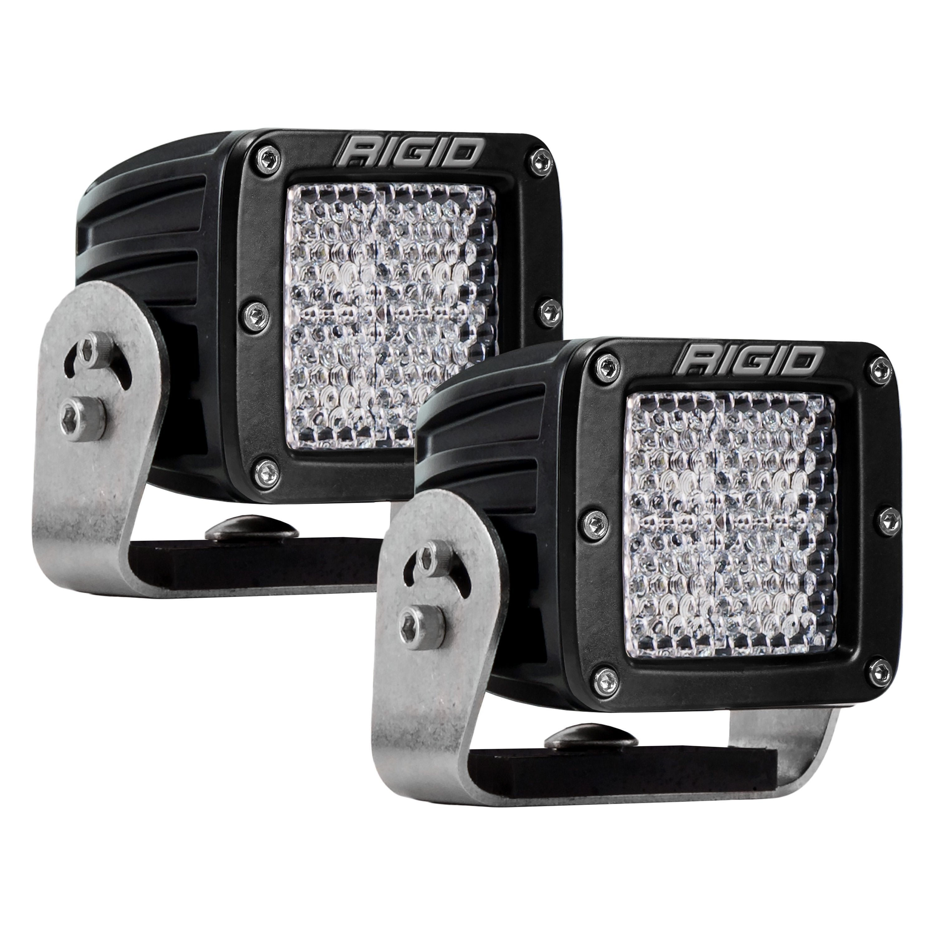 Rigid Industries D-Series Pro HD 3" 2x30W Flood Diffused Beam LED Lights- 222513