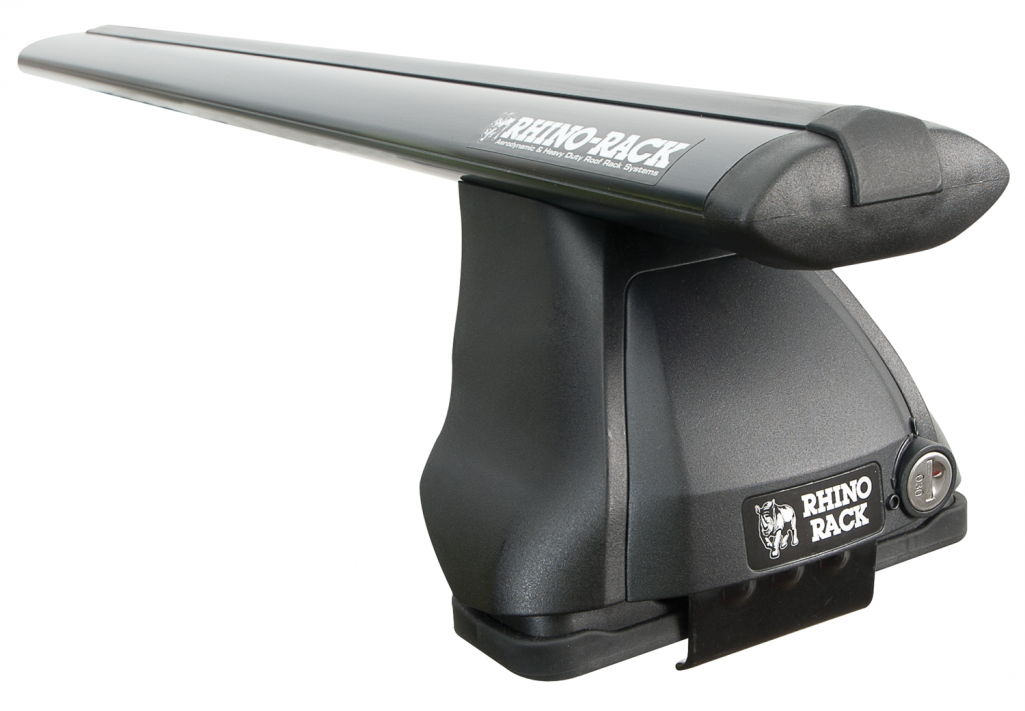 Rhino Rack Vortex 2500 Black 2 Bar Roof Rack For Kia/Mazda 04-09/98-03 JA3513