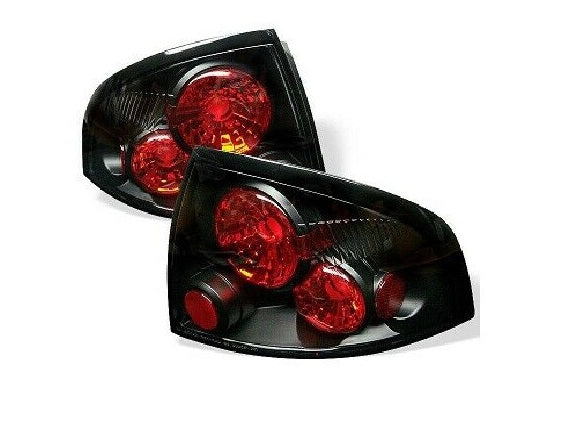 Spyder Auto Euro Style Black Tail Lights Fits 00-03 Nissan Sentra - 5006998