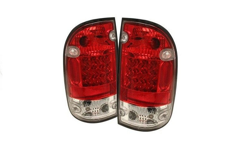 Spyder Auto LED Red Clear Tail Lights Fits 1995 - 2000 Toyota Tacoma - 5008022