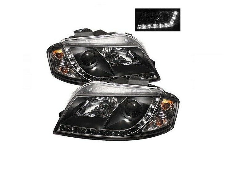 Spyder Auto Black Projector Head Lights Fits 2006 - 2008 Audi A3 - 5008510
