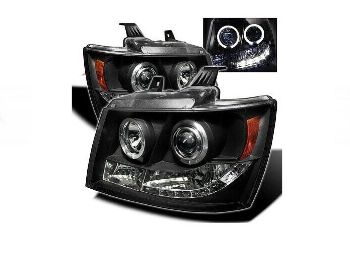 Spyder Auto PRO-YD-CSUB07-HL-BK Projector Black Head Lights - 5009647