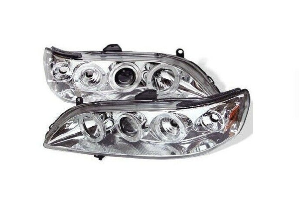 Spyder Auto LED Projector Chrome Head Lights For 98-02 Honda Accord - 5010735