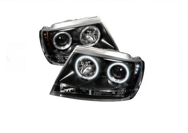 Spyder Auto CCFL LED Projector Head Lights For 99-04 Jeep Grand Cherokee 5011121