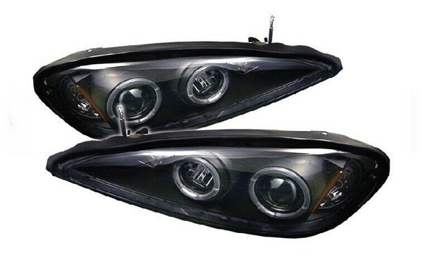 Spyder Auto LED Black Projector Head Lights For 99-05 Pontiac Grand AM - 5011640