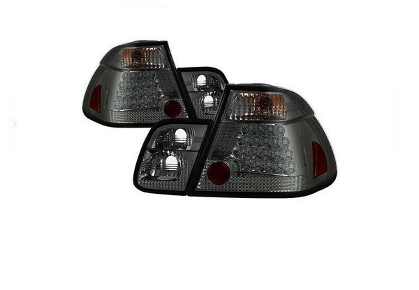Spyder Auto Smoke Tail Lights Fits 02-05 BMW E46 3-Series 4Dr - 5015068