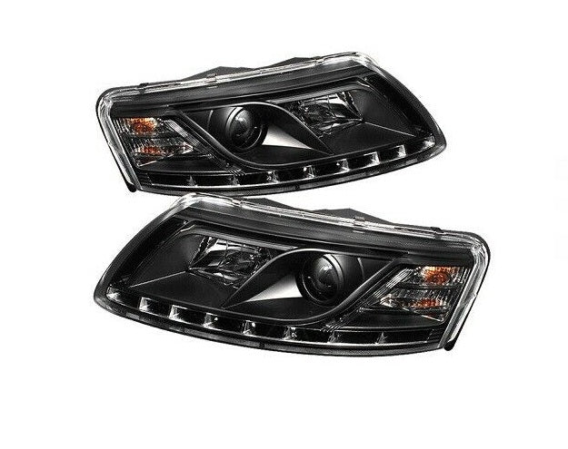 Spyder Auto Halogen Projector Black Head Lights Fits 05-07 Audi A6 - 5029416