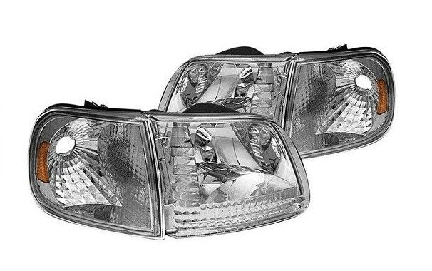 Spyder Auto Crystal Head Lights for 1997-2003 Ford F-150 / Expedition - 5070326