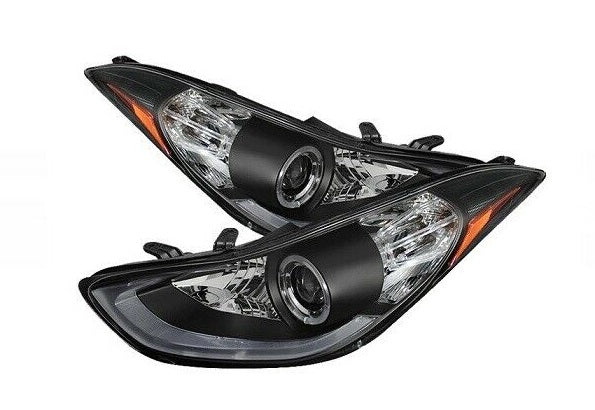 Spyder Auto ED Black Halo Projector Head Lights Fits 11-13 Elantra - 5073662