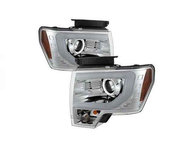 Spyder Auto Halogen Chrome Projector Head Lights Fits 09-14 Ford F-150 - 5077585