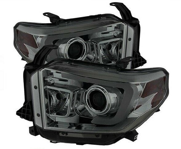 Spyder Auto DRL Projector Head Lights For 14-15 Tundra - 5080172