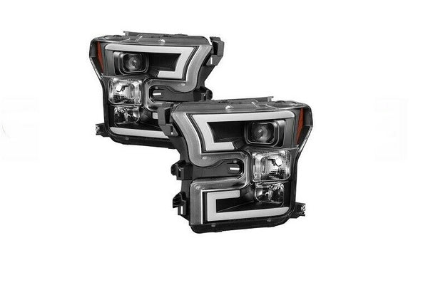 Spyder Auto Black Projector Head Lights Fits 2015-2017 Ford F-150 - 5083531