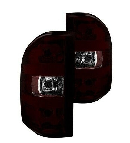 Spyder Auto Dark Red Tail Lights For Chevy Silverado & GMC Sierra - 9033100