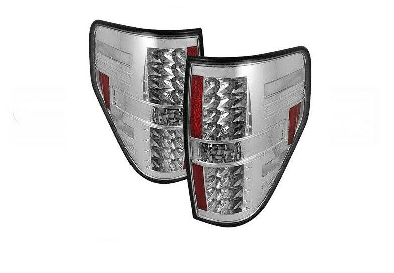 Spyder Auto LED Chrome Tail Lights For 2009 - 2014 Ford F150 - 5008404